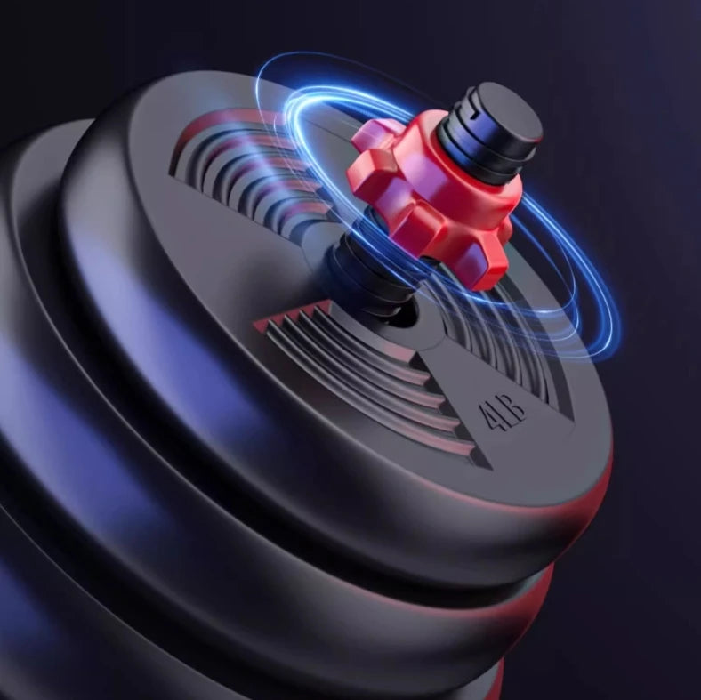 5–44lbs Adjustable Dumbbell & Barbell Set for Home Gym Training