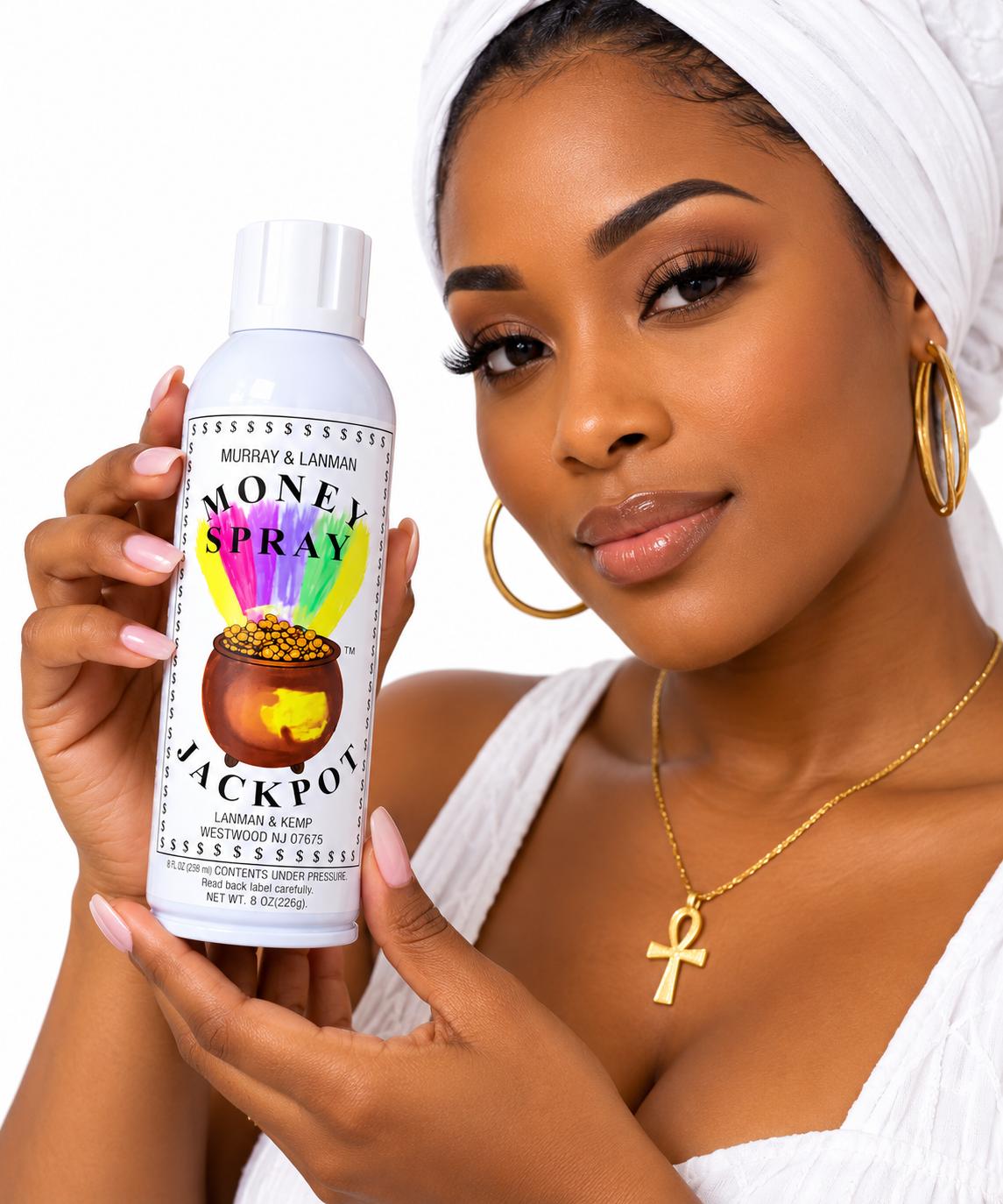 Authentic Money Jackpot Room Spray - Powderly Scented and Long-Lasting