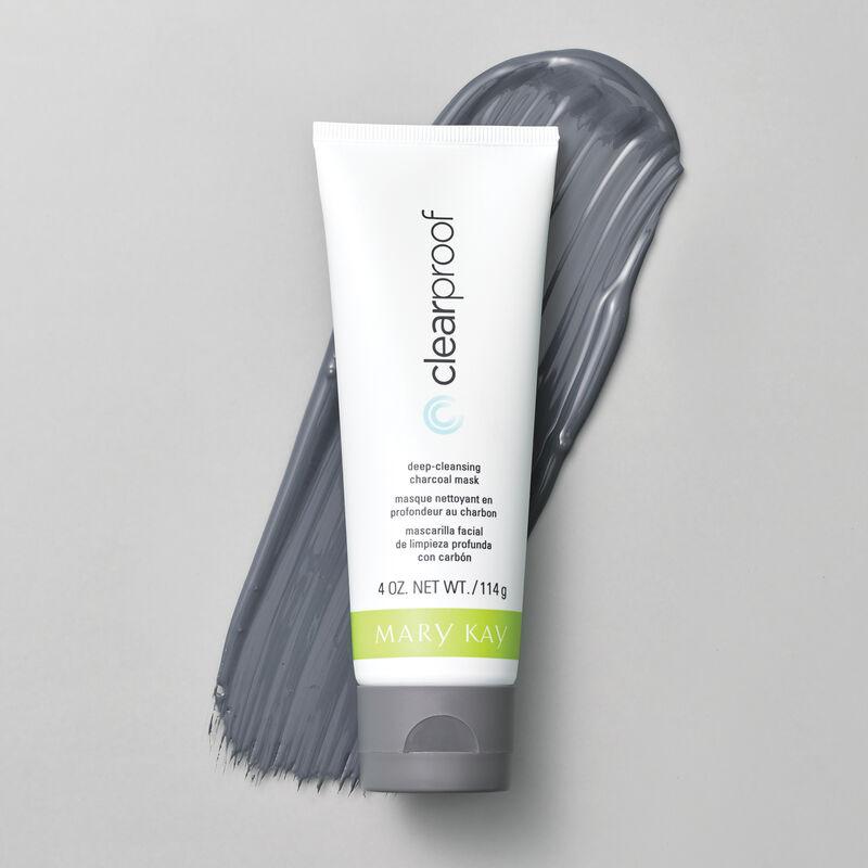 Unisex Gentle Deep-Cleaning Clay Mask - Activated Charcoal, Kaolin & Bentonite Clays, Honeysuckle & Navy Bean Extracts, Peppermint & Rosemary, Pore Cleansing for Smoother Skin, Non-Toxic Dirt Removal Charcoal Mask, Single Item