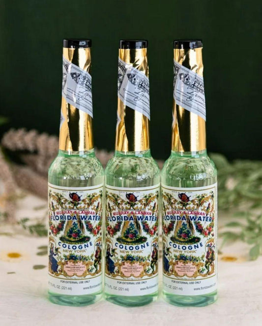 Unisex Traditional Florida Water Cologne Multi-Pack - 12 x 7.5 oz (221 mL) Colored Bottles, Alcohol-Containing, 24 Months Shelf Life, Spiritual Cleansing, Aromatherapy, Refreshing, Adult-Targeted Fragrance