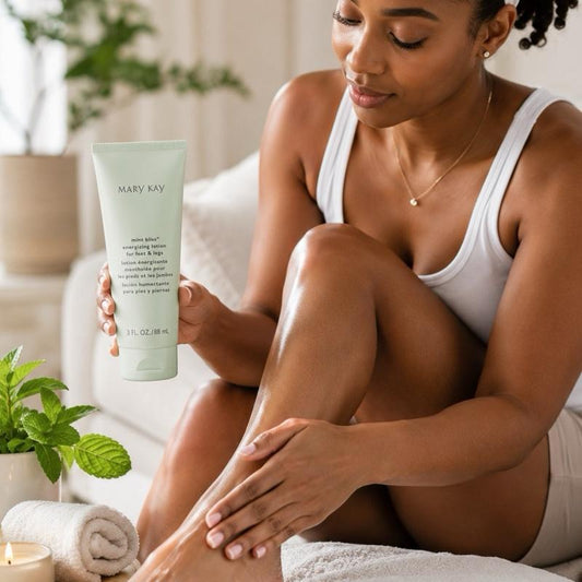 Mint Bliss Invigorating Foot & Leg Lotion - 3.0-5.9 fl oz Hydrate Lotion Moisturizer, Glycerin-Infused, Lightweight, Cooling, Revitalizes Dry Skin, Peppermint-Scented Foot Care Products