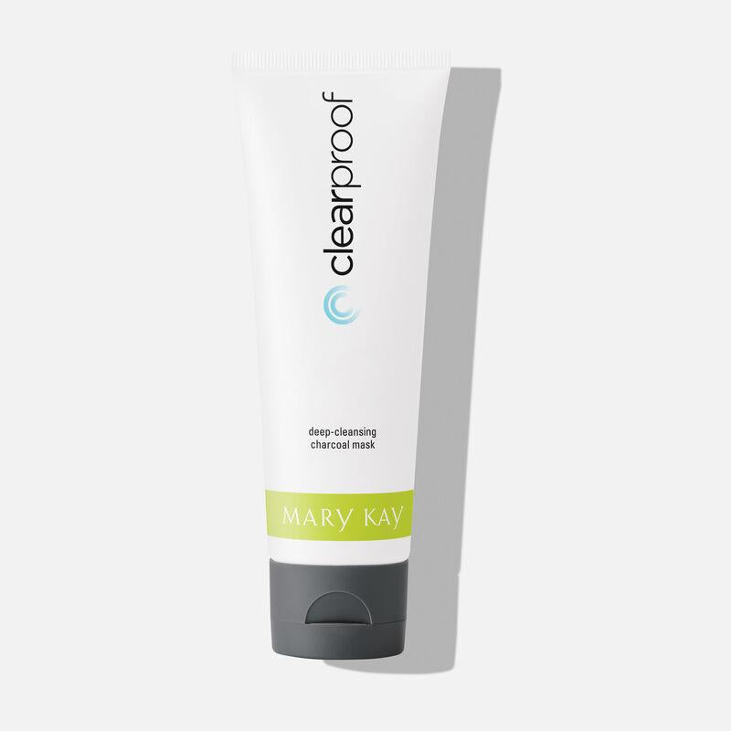 Unisex Gentle Deep-Cleaning Clay Mask - Activated Charcoal, Kaolin & Bentonite Clays, Honeysuckle & Navy Bean Extracts, Peppermint & Rosemary, Pore Cleansing for Smoother Skin, Non-Toxic Dirt Removal Charcoal Mask, Single Item