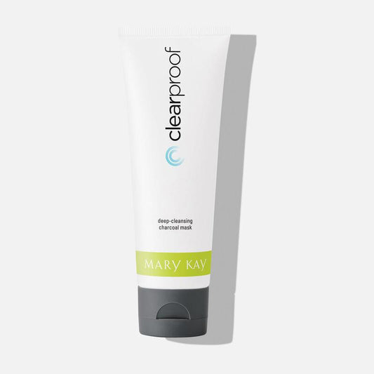 Unisex Gentle Deep-Cleaning Clay Mask - Activated Charcoal, Kaolin & Bentonite Clays, Honeysuckle & Navy Bean Extracts, Peppermint & Rosemary, Pore Cleansing for Smoother Skin, Non-Toxic Dirt Removal Charcoal Mask, Single Item