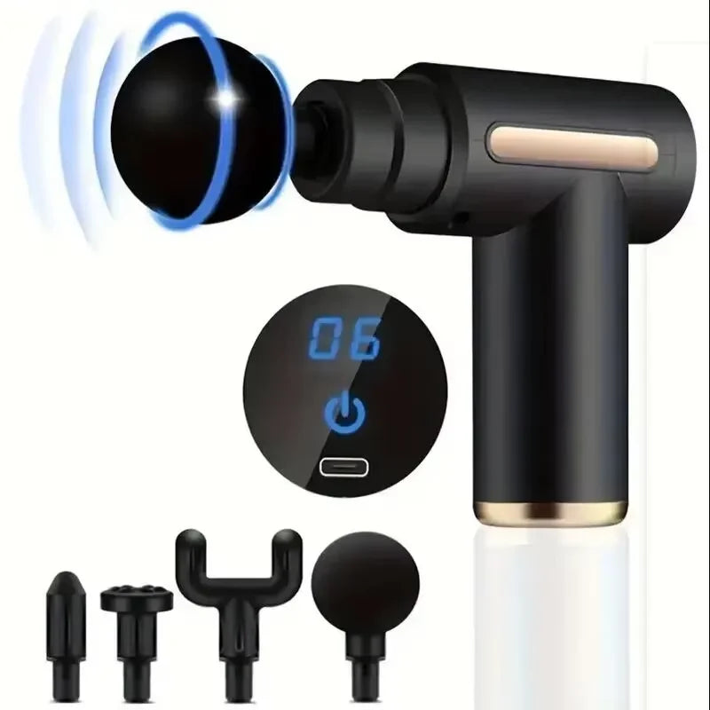 Fascial Machine Muscle Relaxation USB Mini MassageGun Vibration Gun Massage Fitness Equipment NeckGrasping Fascia Gun