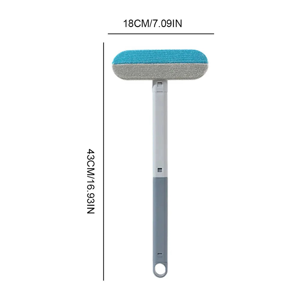 3-in-1 Pet Hair Remover Brush – Long Handle Fur & Window Cleaning Tool