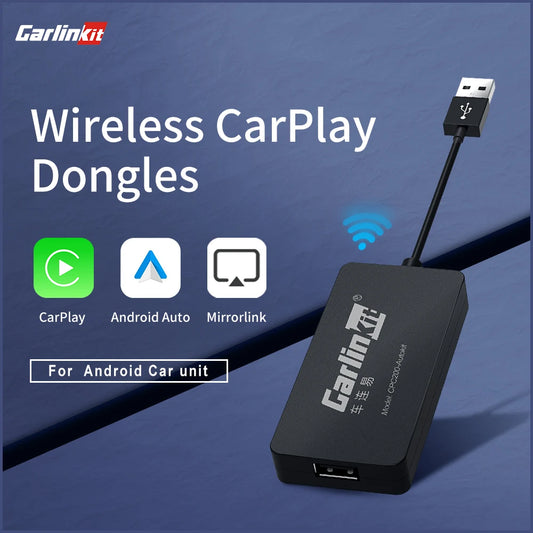 CarlinKit USB Wired/Wireless CarPlay Dongle Wired/Wireless Android Auto AI Box Mirrorlink BT Auto Connect For Android Car Radio