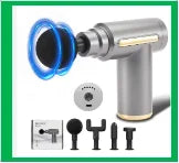 Mini USB Massage Gun – Portable Fascia Relaxer for Neck, Shoulders, and Back, Quiet Muscle Relief for Home and Travel