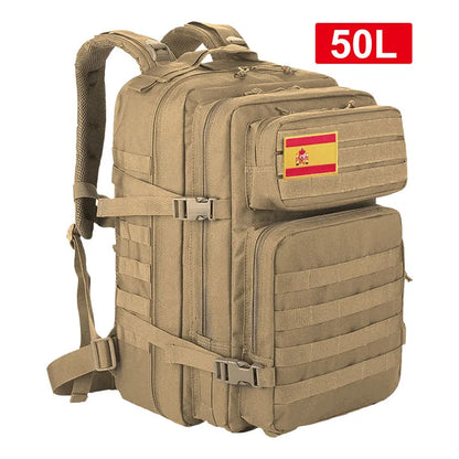 Tactical Backpack Men's Travel Large Capacity Rucksacks Men Waterproof Outdoor Sports Multi-functional Bags