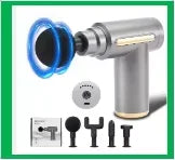 Mini USB Massage Gun – Portable Fascia Relaxer for Neck, Shoulders, and Back, Quiet Muscle Relief for Home and Travel