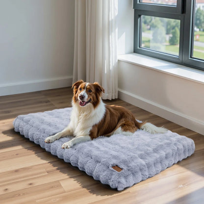 Ultra Plush Dog Bed Soft Pet Cushion Large Dog Crate Puppy Mattress Washable Mat