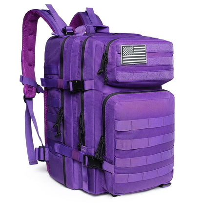 45L Tactical Backpack Large Capacity Outdoor Rucksack 3 Day Fitness Hiking Bag Hiking Camping Gear Backpacks