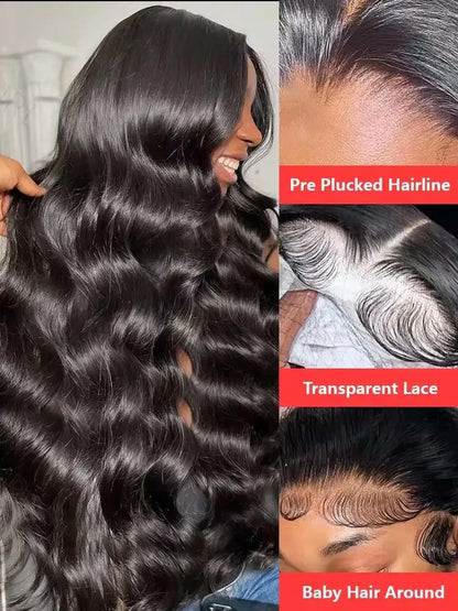 250% Density Body Wave Human Hair Wig – HD Lace Frontal