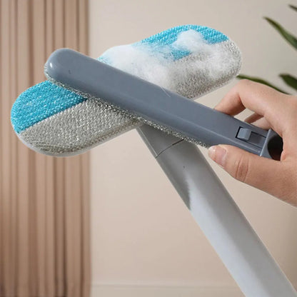 3-in-1 Pet Hair Remover Brush – Long Handle Fur & Window Cleaning Tool