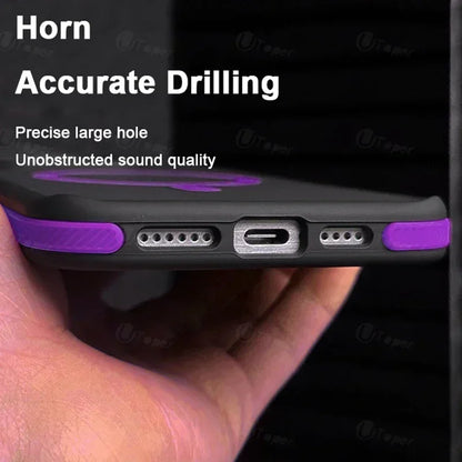 New Bicolor Matte Frosted Magnetic Phone Case For iPhone 17 16 15 14 Plus Pro Max Translucent Shockproof Hard Cover