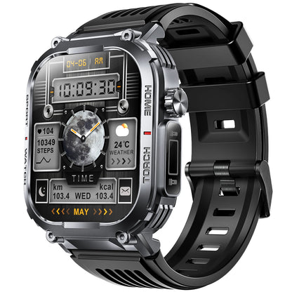 EIGIIS Smart Watch (2024) – 3ATM Waterproof Fitness Tracker with Compass & LED Light