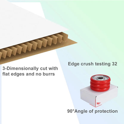 50pcs Corrugated Paper Gift Boxes, 6x4x2 Inch Sturdy Cardboard Packaging,White Small Shipping Boxes for Crafting Gift Mailing