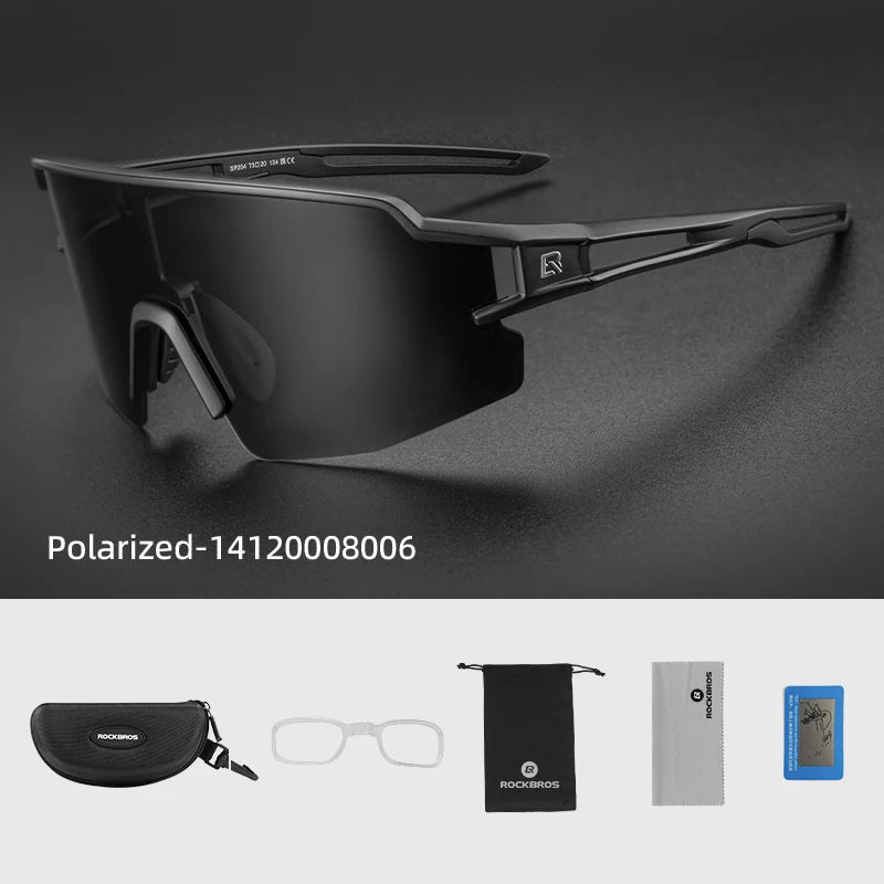 ROCKBROS Cycling Glasses Photochromic Eye Protecting Glasses Glasses Eyewear Goggles Windproof Bicycle Outdoor Sports Sunglasses