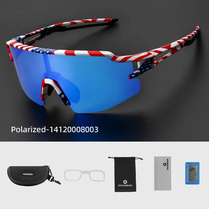ROCKBROS Cycling Glasses Photochromic Eye Protecting Glasses Glasses Eyewear Goggles Windproof Bicycle Outdoor Sports Sunglasses