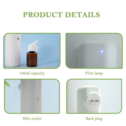 Namste Coverage 300m³  Aromatherapy machine Electric Fragrance Diffuser Bluetooth Home Air Freshener  Wall Mounted Air Purifier