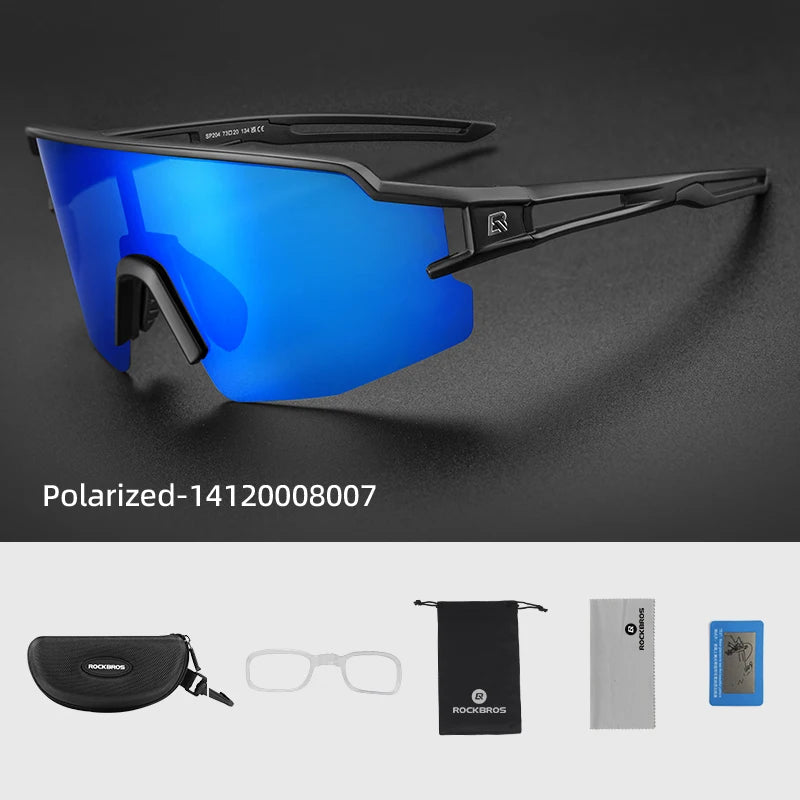 ROCKBROS Cycling Glasses Photochromic Eye Protecting Glasses Glasses Eyewear Goggles Windproof Bicycle Outdoor Sports Sunglasses