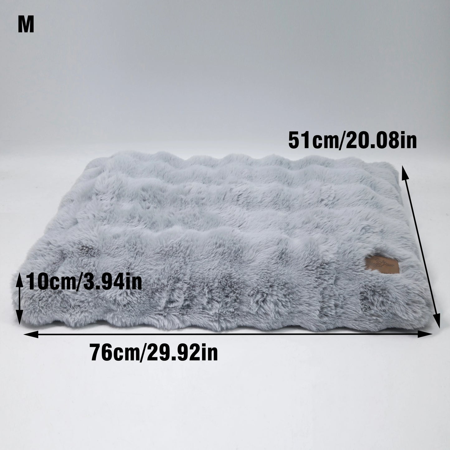Fluffy Dog Crate Bed for Extra Large Dogs, Plush Faux Fur Crate Pad, Calming Anti Anxiety Dog Bed, Washable Soft Warm Crate