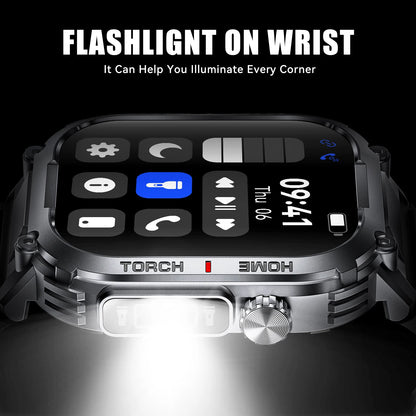 EIGIIS Smart Watch (2024) – 3ATM Waterproof Fitness Tracker with Compass & LED Light