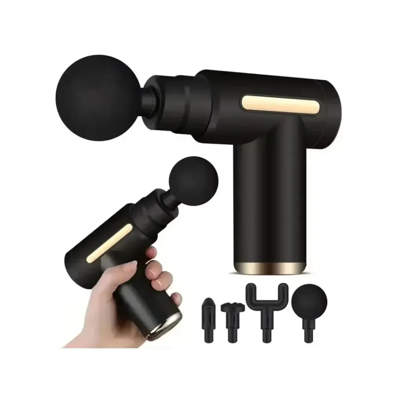 Mini USB Massage Gun – Portable Fascia Relaxer for Neck, Shoulders, and Back, Quiet Muscle Relief for Home and Travel