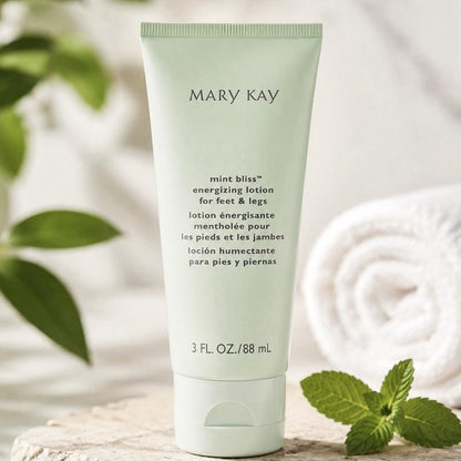 Mint Bliss Invigorating Foot & Leg Lotion - 3.0-5.9 fl oz Hydrate Lotion Moisturizer, Glycerin-Infused, Lightweight, Cooling, Revitalizes Dry Skin, Peppermint-Scented Foot Care Products