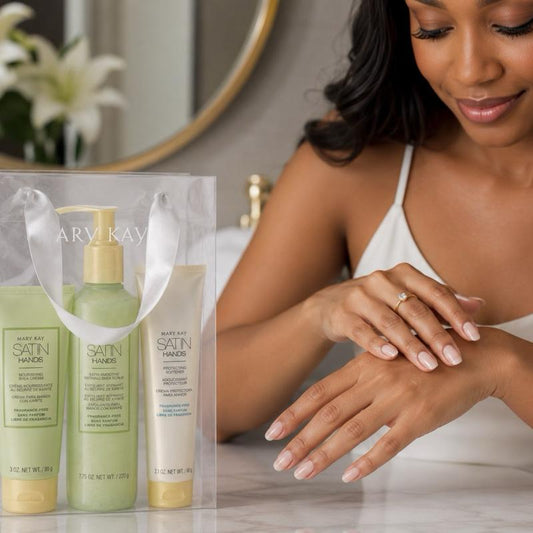 Satin Hands Pampering Set - White Tea & Citrus Scent Daily Hand Care 85ml Lotion-Cream for Skin Hydration & Moisture Locking