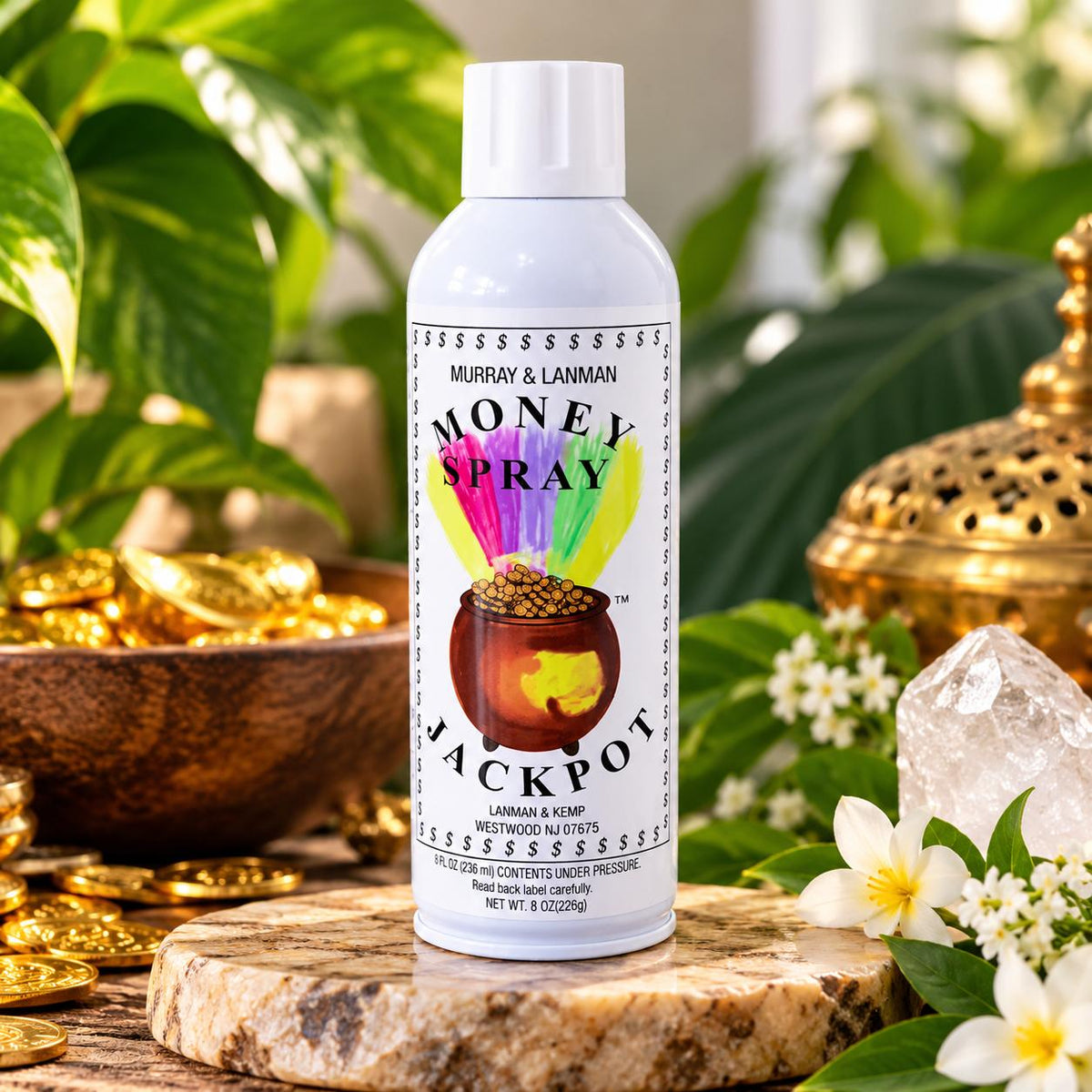 Authentic Money Jackpot Room Spray - Powderly Scented and Long-Lasting